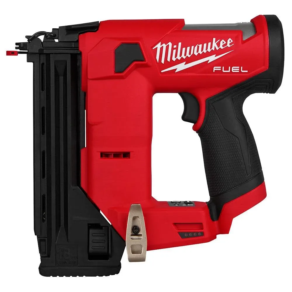 Milwaukee M12 FUEL 12-Volt Lithium-Ion Brushless Cordless 18-Gauge 1-1/2 in. Compact Brad Nailer (Tool Only)