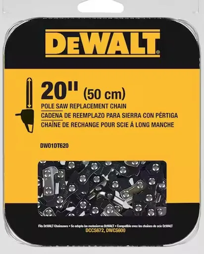 DEWALT 20 in. Chainsaw Chain 68 Drive Link